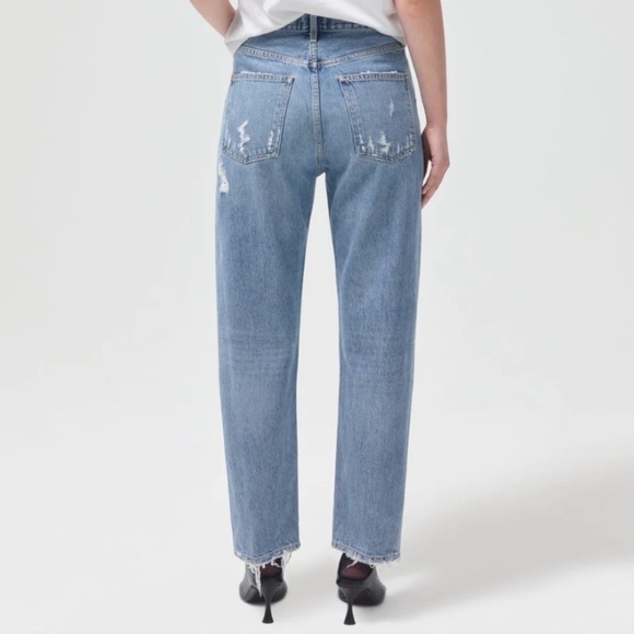 Agolde 90's Mid Rise Loose Fit in Fall Out Size 24 - Picture 2 of 16